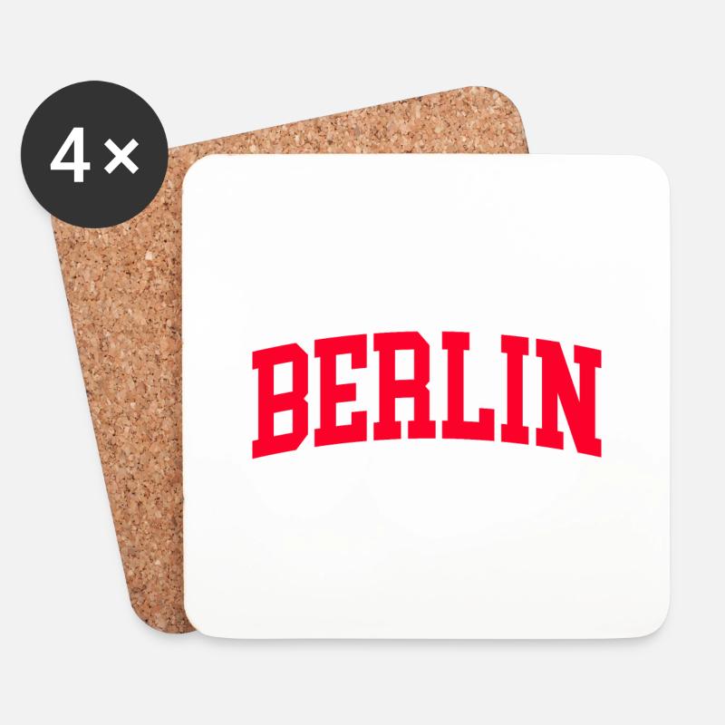 berlin - Untersetzer (4er-Set) - Weiß
