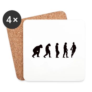 Handball Club Handball Handball Joueur Handball - Dessous de verre (lot de 4) - blanc - Devant