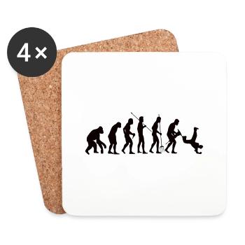 Breakdance Geschenk Tanzen Tänzer Tanzsport - Untersetzer (4er-Set) - Weiß - Vorne