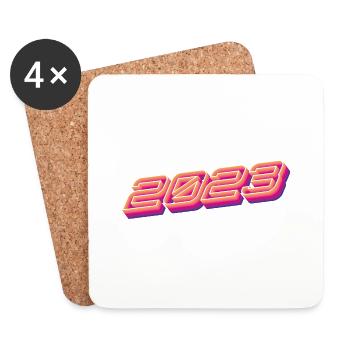 2023 - Coasters (set of 4) - white - Front