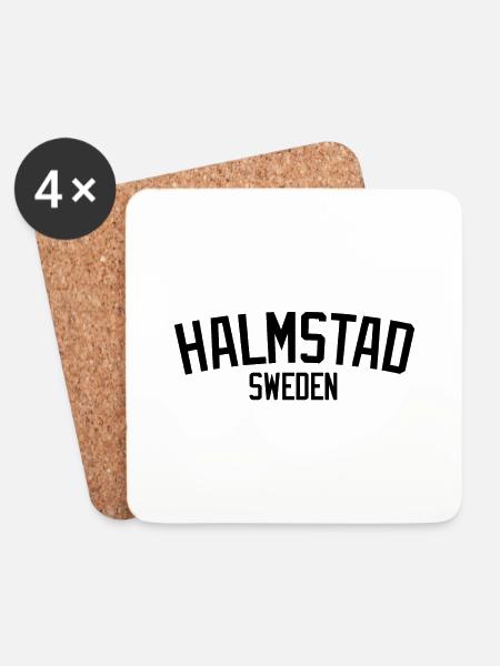 Halmstad - Untersetzer (4er-Set) - Weiß