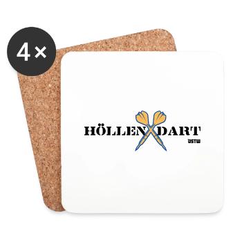 Höllen Dart v2 MGO Osterwald - Untersetzer (4er-Set) - Weiß - Vorne