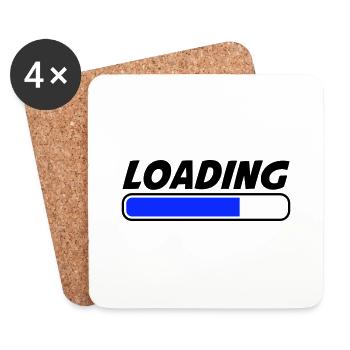 Loading - Coasters (set of 4) - white - Front