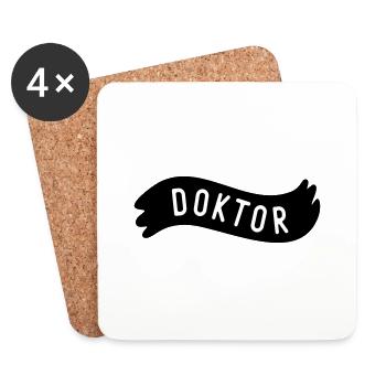 Doctor - Coasters (set of 4) - white - Front