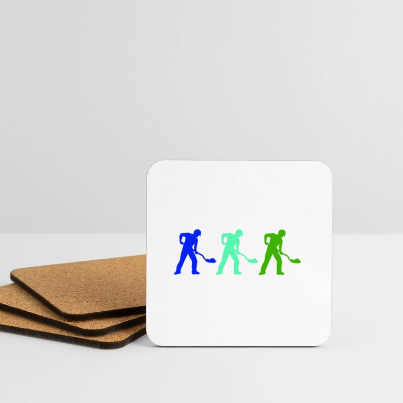 Construction worker 3 Coasters (set of 4)