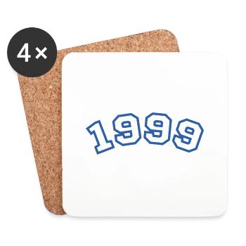 1999 Sport Blau - Untersetzer (4er-Set) - Weiß - Vorne