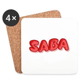 Vacances Saba - Dessous de verre (lot de 4) - blanc - Devant