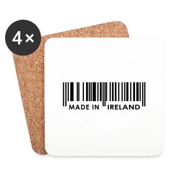 Made in Ireland - Coasters (set of 4) - white - Front