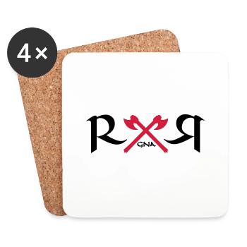 Ragnar_2 - Untersetzer (4er-Set) - Weiß - Vorne
