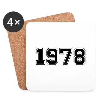 1978 - Coasters (set of 4) - white - Front