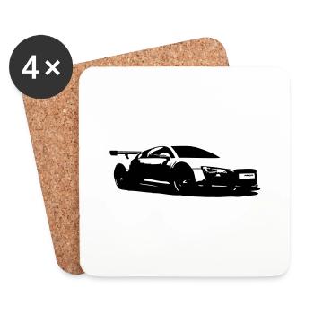 Sports scales R8 - Coasters (set of 4) - white - Front