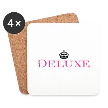 Deluxe Luxus Baby - Untersetzer (4er-Set) - Weiß - Vorne