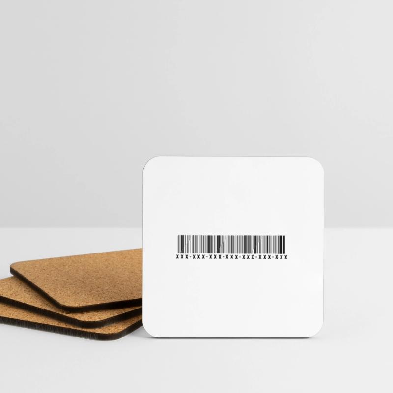 Barcode - Barcode - Strips - Codes Coasters (set of 4)