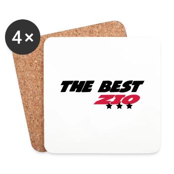 The best zio - Dessous de verre (lot de 4) - blanc - Devant