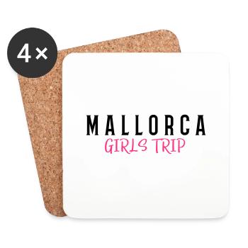mallorca girls trip - Untersetzer (4er-Set) - Weiß - Vorne
