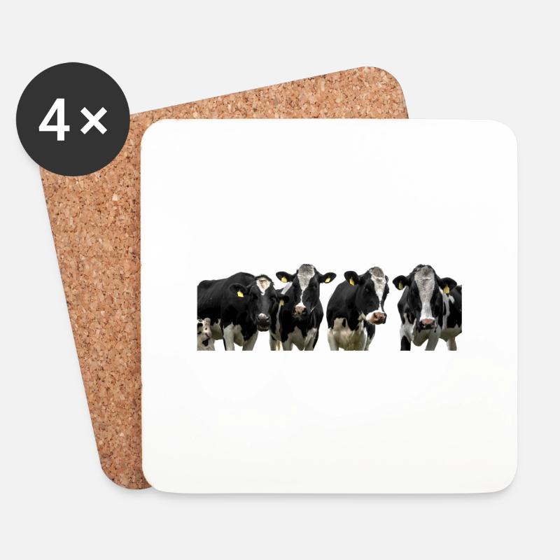 Cows. cows - Coasters (set of 4) - white