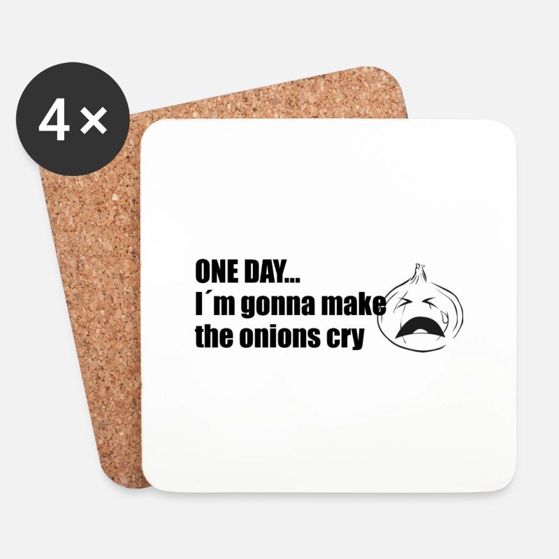 onions - Untersetzer (4er-Set) - Weiß