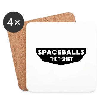Spaceballs Zocken Gamer Nerd Gift Game - Coasters (set of 4) - white - Front