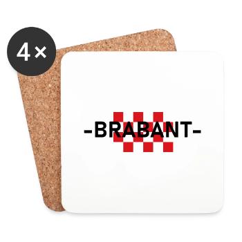 BRABANT PRINT WITH FLAG - Coasters (set of 4) - white - Front