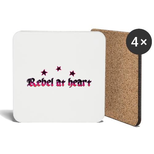 rebel at heart - Untersetzer (4er-Set)