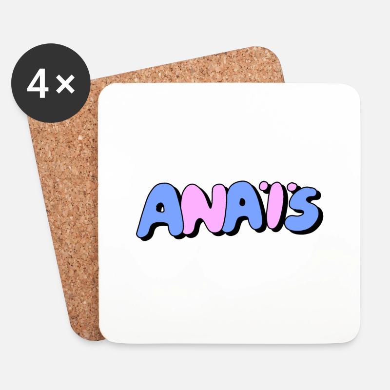 Anais - Coasters (set of 4) - white