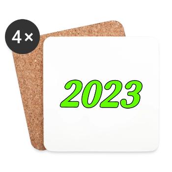 2023 - Coasters (set of 4) - white - Front