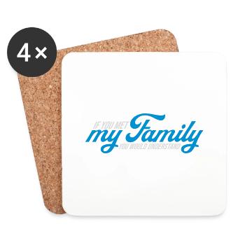 you would understand quote - Coasters (set of 4) - white - Front