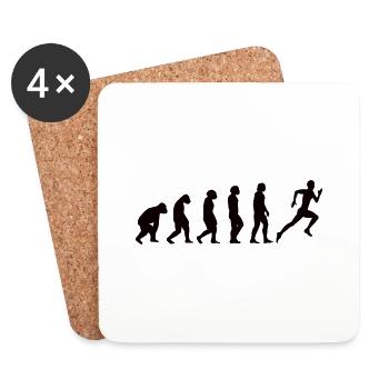 Jogger cardio fit jogging course d’entraînement - Dessous de verre (lot de 4) - blanc - Devant