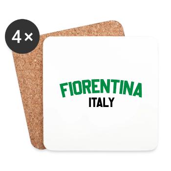 Fiorentina Italien - Untersetzer (4er-Set) - Weiß - Vorne