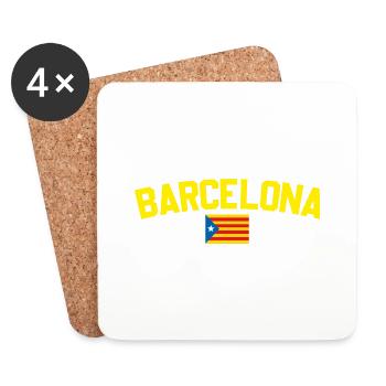 Barcelona - Untersetzer (4er-Set) - Weiß - Vorne