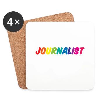Journalist In Training 4 - Untersetzer (4er-Set) - Weiß - Vorne