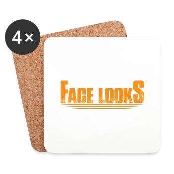 I'm Nicer Than My Face Looks 4 - Untersetzer (4er-Set) - Weiß - Vorne