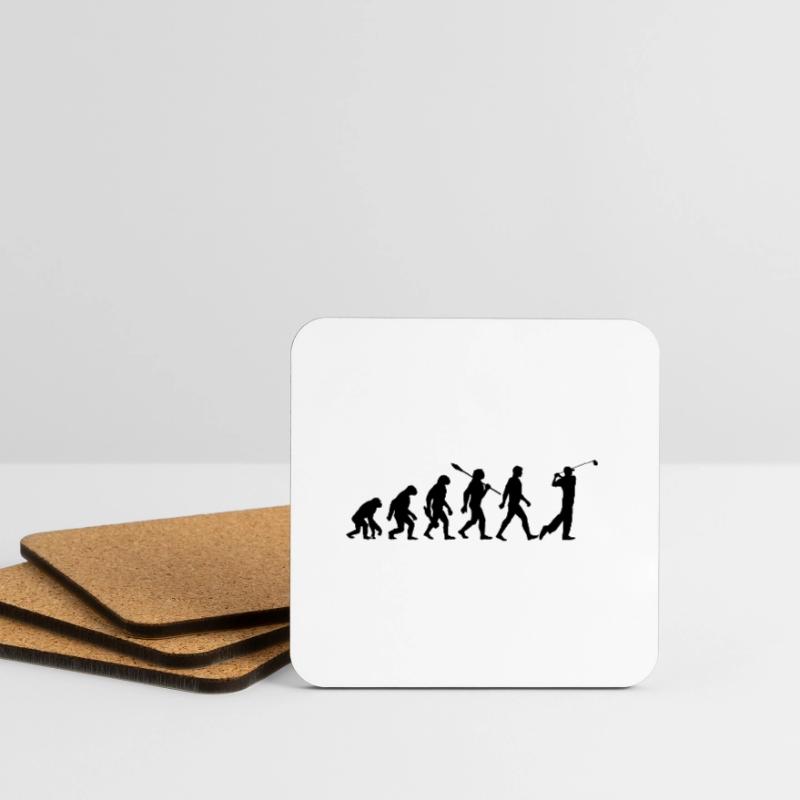 Evolution Golf - Golfer Coasters (set of 4)
