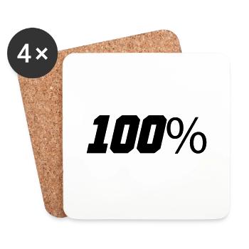 100 - Coasters (set of 4) - white - Front