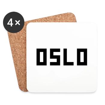 Oslo - Untersetzer (4er-Set) - Weiß - Vorne