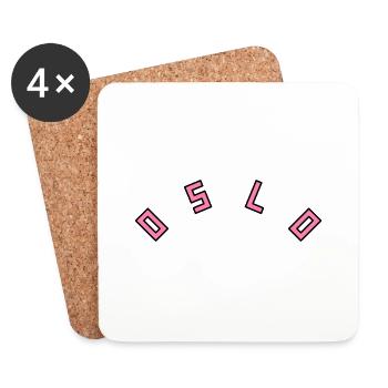 Oslo - Untersetzer (4er-Set) - Weiß - Vorne