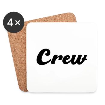 crew - Untersetzer (4er-Set) - Weiß - Vorne