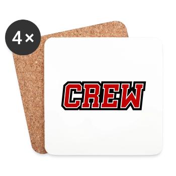 Crew - Untersetzer (4er-Set) - Weiß - Vorne