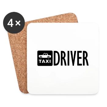 TAXI Driver - Coasters (set of 4) - white - Front