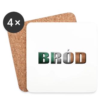 BROD IRLAND STOLZ IRELAND PATRICKS DAY - Untersetzer (4er-Set) - Weiß - Vorne