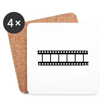 Cinema - Coasters (set of 4) - white - Front