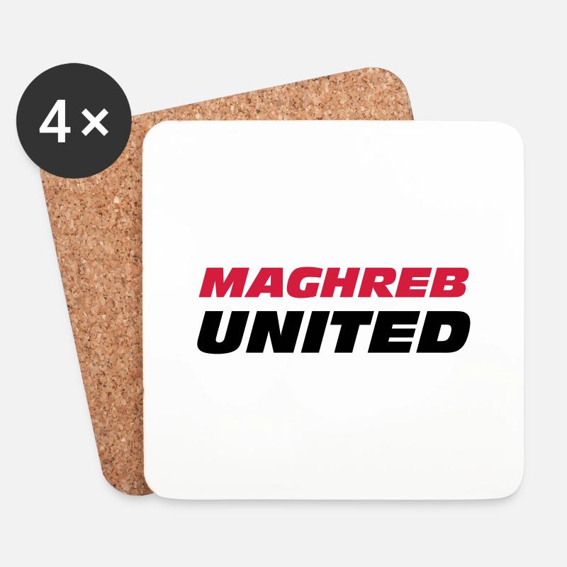 Maghreb Groß - Untersetzer (4er-Set) - Weiß