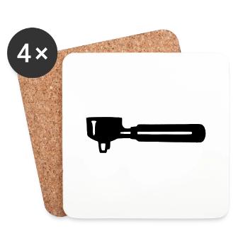 Coffee - Espresso Machines - Coasters (set of 4) - white - Front