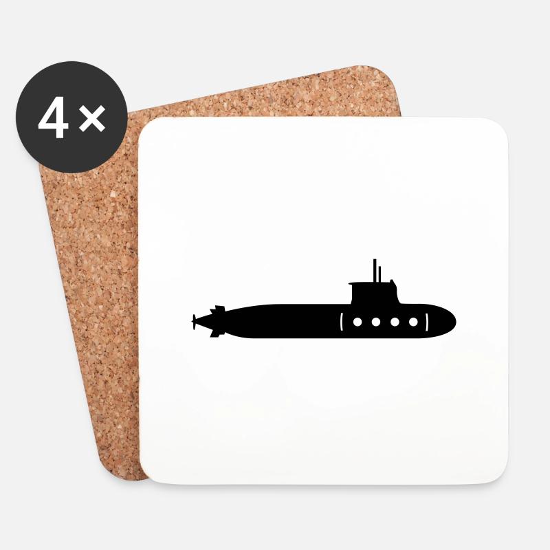 U-Boot - Untersetzer (4er-Set) - Weiß