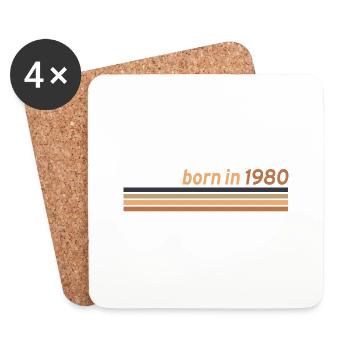 1980 - Coasters (set of 4) - white - Front