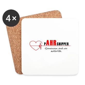 We Ahr Together - solidAHRität - - Untersetzer (4er-Set) - Weiß - Vorne