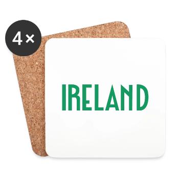 Ireland - Coasters (set of 4) - white - Front