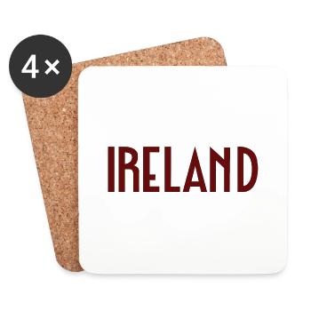 Ireland - Coasters (set of 4) - white - Front