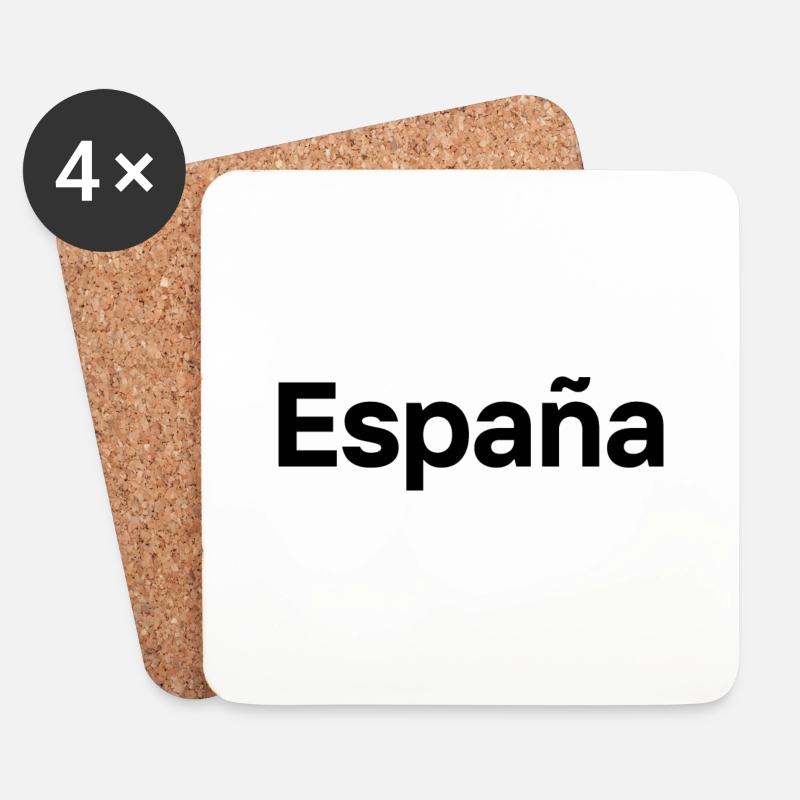 Espana - Untersetzer (4er-Set) - Weiß