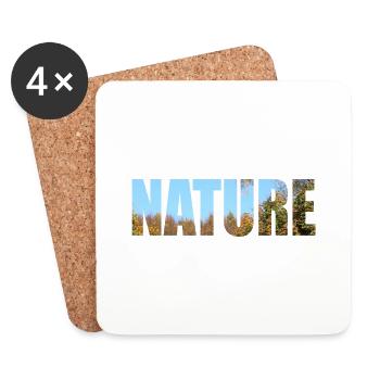Nature - Coasters (set of 4) - white - Front